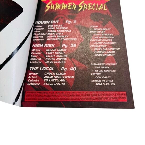 The Punisher Summer Special #2  VF/NM (1992 Marvel Comics) - Picture 5 of 5